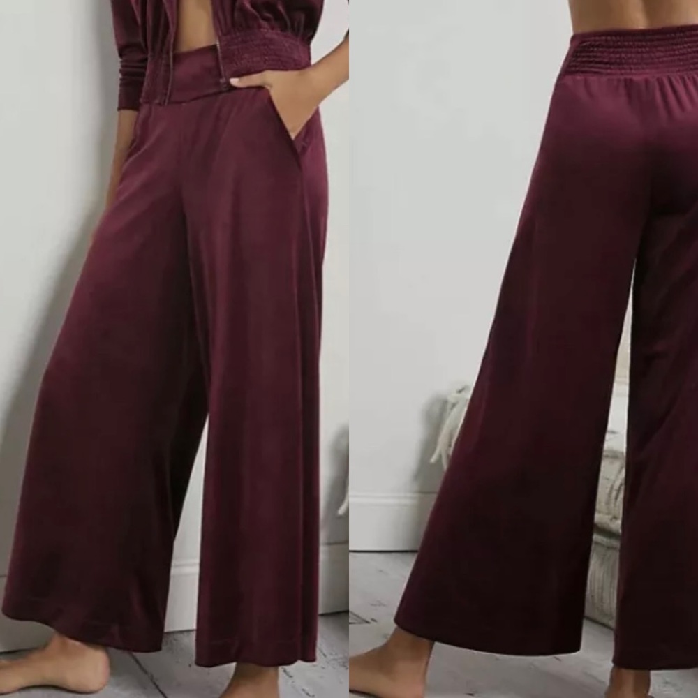 Saturday/Sunday Jaya Velvet Wide-Leg Pants